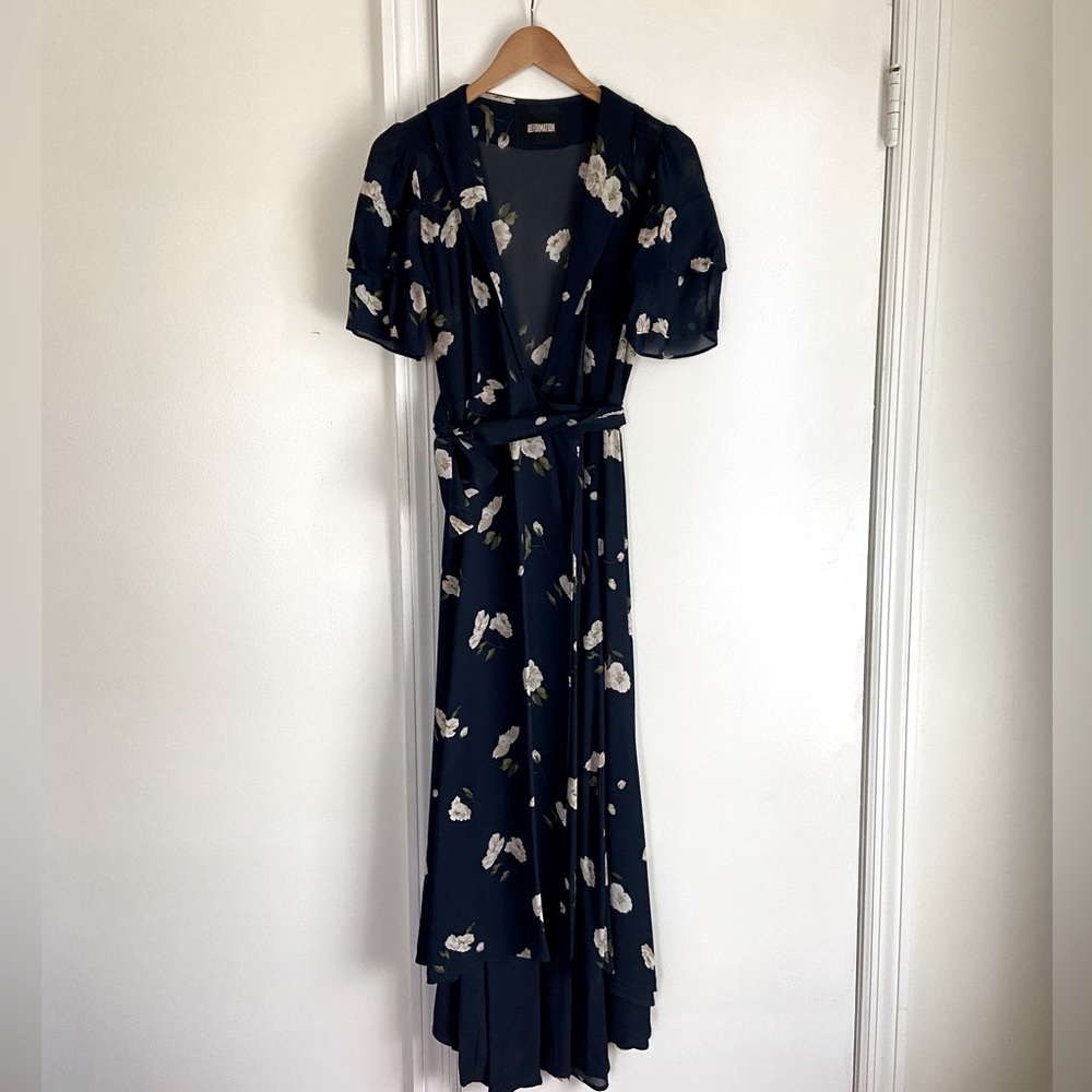 Reformation Layley wrap dress